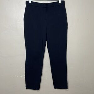 Banana Republic Black Pants Flat Front Stretchy Corporate Career Staple 6